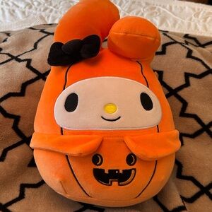 Squishmallows My Melody Pumpkin Halloween Sanrio Plush Toy  8” Collectible Soft